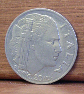 ITALIA  FASCIST -- 20 CENTESIMI 1939 AN XVIII - 1900-1946 : Victor Emmanuel III & Umberto II