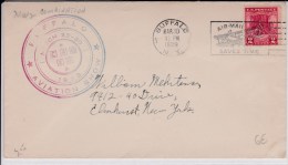 USA - 1929 - POSTE AERIENNE - ENVELOPPE AIRMAIL De BUFFALO ( NEW YORK ) - BUFFALO AVIATION SHOW - C.A.M. 20 - 1c. 1918-1940 Cartas & Documentos