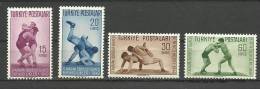 Turkey; 1949 5th European Wrestling Championship, Istanbul (Complete Set) - Ungebraucht