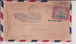 USA - 1930 - POSTE AERIENNE - ENVELOPPE AIRMAIL De CHARLOTTE ( NORTH CAROLINA ) - FIRST FLIGHT -  NEW YORK-ATLANTA ROUTE - 1c. 1918-1940 Storia Postale