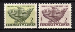 JUGOSLAVIA -  1956 YT 25/26 * CPL - Beneficenza