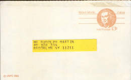 United States-Postal Stationery Postcard 1981-Robert Morris,patriot - 1981-00