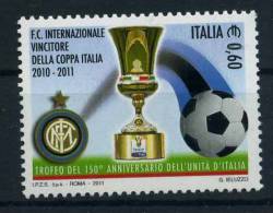 2011 Italia, Inter Coppa Italia Calcio Football , Serie Completa Nuova (**) - 2011-20: Mint/hinged