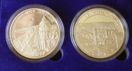France Coffret Nice Cote Azur 2 Medaille Diametre 40 Mm Souvenirs Et Patrimoine Skrill Paypal OK - Altri & Non Classificati