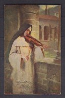 130860 / Germany Art Hermann Kaulbach  - AVE MARIA , MUSIC VIOLIN NUN - E.D. SEEMANN 141 - Kaulbach, Hermann