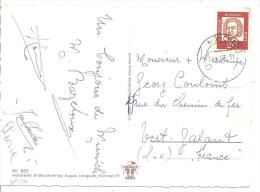 N°Y&T 204  MUNCHEN       Vers   FRANCE  Le   11 MAI 1962 (2 SCANS) - Covers & Documents