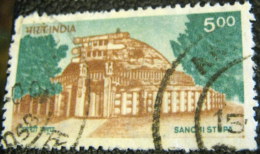 India 1994 Sanchi Stupa 5.00 - Used - Gebruikt
