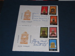 Brief Cover  DDR Deutschland 1975 Alte Uhren Uhr Clock Watch Historic Old Zeit Time - Covers & Documents