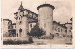 01 - St SYMPHORIEN Sur COISE- Le Chateau De Saconay à Pomeys - Saint-Symphorien-sur-Coise