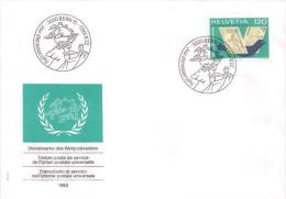 Schweiz / Switzerland - UPU Mi-Nr 14 FDC (s398) - Officials