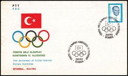 Turkey 1983, Cover "Turkish Olympic Committee" - Briefe U. Dokumente