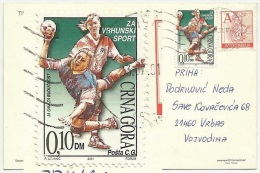 Montenegro Sport , Handball , Stamp With ENGRAVE , 2001 /P-13 - Balonmano