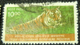 India 2000 Tiger Sundarbans Biosphere Reserve 10.00 - Used - Used Stamps