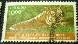 India 2000 Tiger Sundarbans Biosphere Reserve 10.00 - Used - Used Stamps