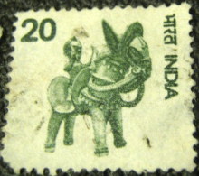 India 1975 Wooden Toy Horse 20 - Used - Usati