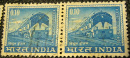 India 1965 Electric Locomotive 0.10 X2 - Used - Oblitérés