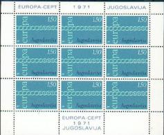 Jugoslávia ** & Europa 1971 - 1971