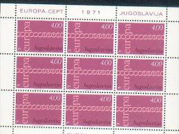 Jugoslávia ** & Europa 1971 (2) - 1971