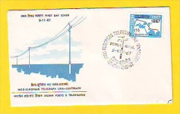 Old Letter - India - Airmail