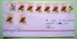 Malawi 1999 Cover To England UK - Birds Dove - Malawi (1964-...)