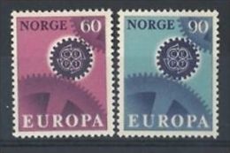 1967 - Norvegia 809/10 Europa ---- - Ongebruikt