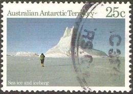 AUSTRALIAN ANTARCTIC TERRITORY - USED 1984 25c Scene - Sea Ice And Iceberg - Usati