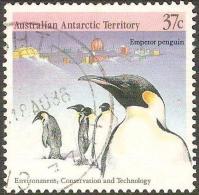 AUSTRALIAN ANTARCTIC TERRITORY - USED 1988 37c Wildlife - Penguins - Usati