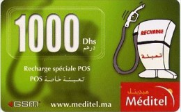 @+ Carte Recharge Maroc - Méditel 1000 - Spéciale POS - Maroc