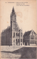 Poperinghe.  -  Stadhuis En Post;  1919 (staat Vd Kaart Zie Scan) - Poperinge