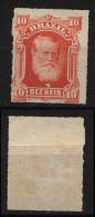 Brazil Brasilien Mi# 38 * 10R Dom Pedro 1877 - Unused Stamps