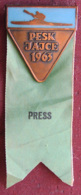 The 1963 ICF Canoe Sprint World Championships Were Held In Jajce, Yugoslavia.  - PRESS Badge / Pin - Canoeing, Kayak