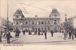 Bruxelles.  Gare Du Nord.  1906 Naar Gand - Chemins De Fer, Gares