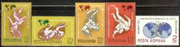 Romania 1967 Mi# 2613-2617 ** MNH - World Greco-Roman Wrestling Championships - Unused Stamps