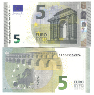 NEW 5 € 2013 ITALIA SERIE SA Mario Draghi FDS UNC DA MAZZETTA S006c6 Cod.€.072 - 5 Euro