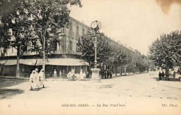Sidi-bel-Abbès. La Rue Prud'hon. - Sidi-bel-Abbès