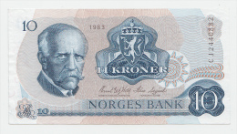 NORWAY 10 KRONER 1983 XF P 36c - Norway