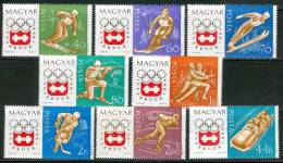 HUNGARY - 1963.Winter Olympics Innsbruck Cpl.Set MNH! - Unused Stamps