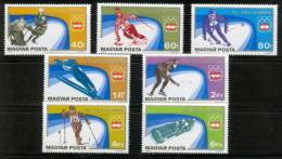 HUNGARY - 1975.Winter Olympics,Innsbruck (Sport,Ski,Skating,Bob)Cpl.Set MNH! Mi:3089-3095 - Nuevos
