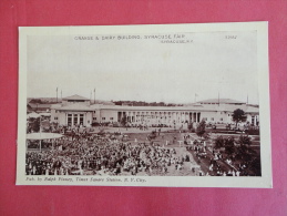 - New York > Syracuse   Orange & Dairy Building Syracuse Fair  Not Mailed  Ref 1031 - Syracuse