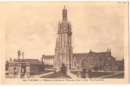 Dépt 29 - PLEYBEN - L'Église, Le Calvaire Et L'Ossuaire (1590 à 1650) - Vue D'ensemble - Pleyben