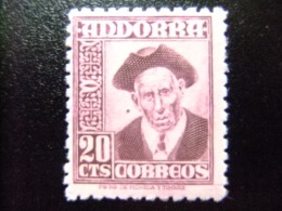 ANDORRA ESPAÑOLA - ANDORRE ESPAGNOL  AÑO 1948  Edifil Nº 48 ** MNH Yvert Nº 44A **MNH - Neufs