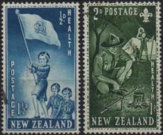 NOUVELLE-ZELANDE NEW ZEALAND Poste 323-324 Scout Patfinder Pfadfinder Guide Health - Used Stamps