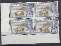 Cayman1950: TURTLES    Yvert128block Of 4mnh** - Cayman (Isole)