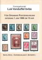 1996 - VANDUFFEL Bvba - Postzegelveiling/Vente Publique/Briefmarkenauktion/Stamp Auction - 11 - Cataloghi Di Case D'aste
