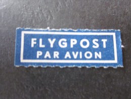 étiquettes Postales Par Avion By Air Mail -corréos Aéro  Per Via Aéra Mit Flygpost Document Des Postes:Allemagne - Other & Unclassified