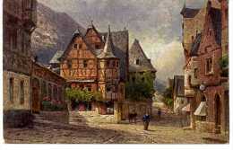 DAS ALTE HAUS IN BACHARACH   -  TRES BELLE ILLUSTRATION - Bacharach