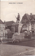 Cpa Arieux, Le Monument, Soldat De La Grande Guerre, Guerre 1914-18 - Arleux