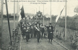 Alsemberg - Pensionnat St-Victor - Fêtes Jubilaires 1911 - 3e Groupe Du Cortège ( Verso Zien ) - Beersel