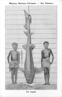 Iles Salomon - Pêche - Requin - Enfant Des Iles - CPA En Très Bel Etat (voir 2 Scans) - Solomon Islands