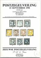 1990 - Catalogus/Vente Publique/Briefmarkenauktion/Stamp Auction - 15.09.1990 - Catalogues For Auction Houses